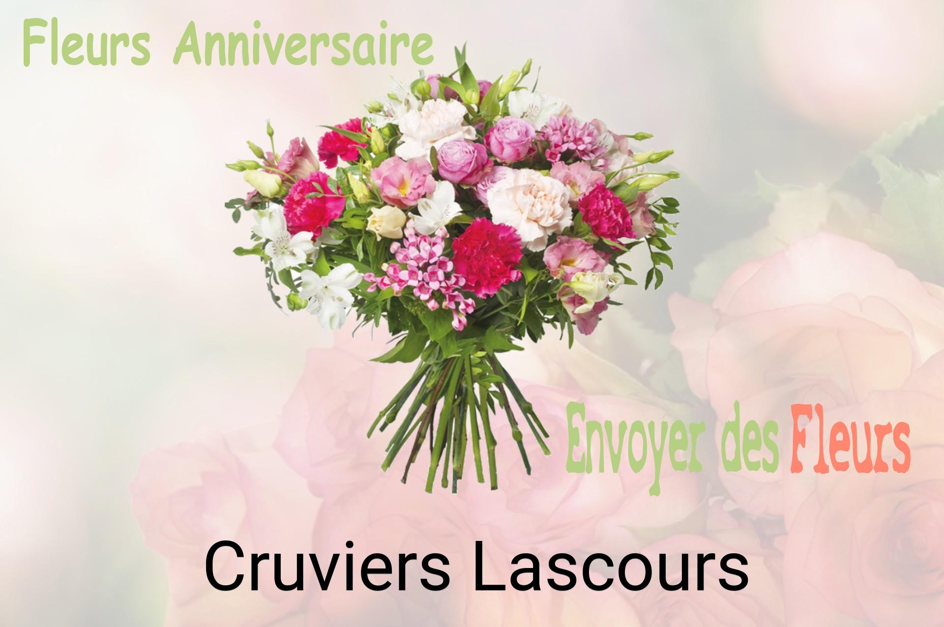 Bouquet de fleurs d’anniversaire livré à Cruviers-Lascours