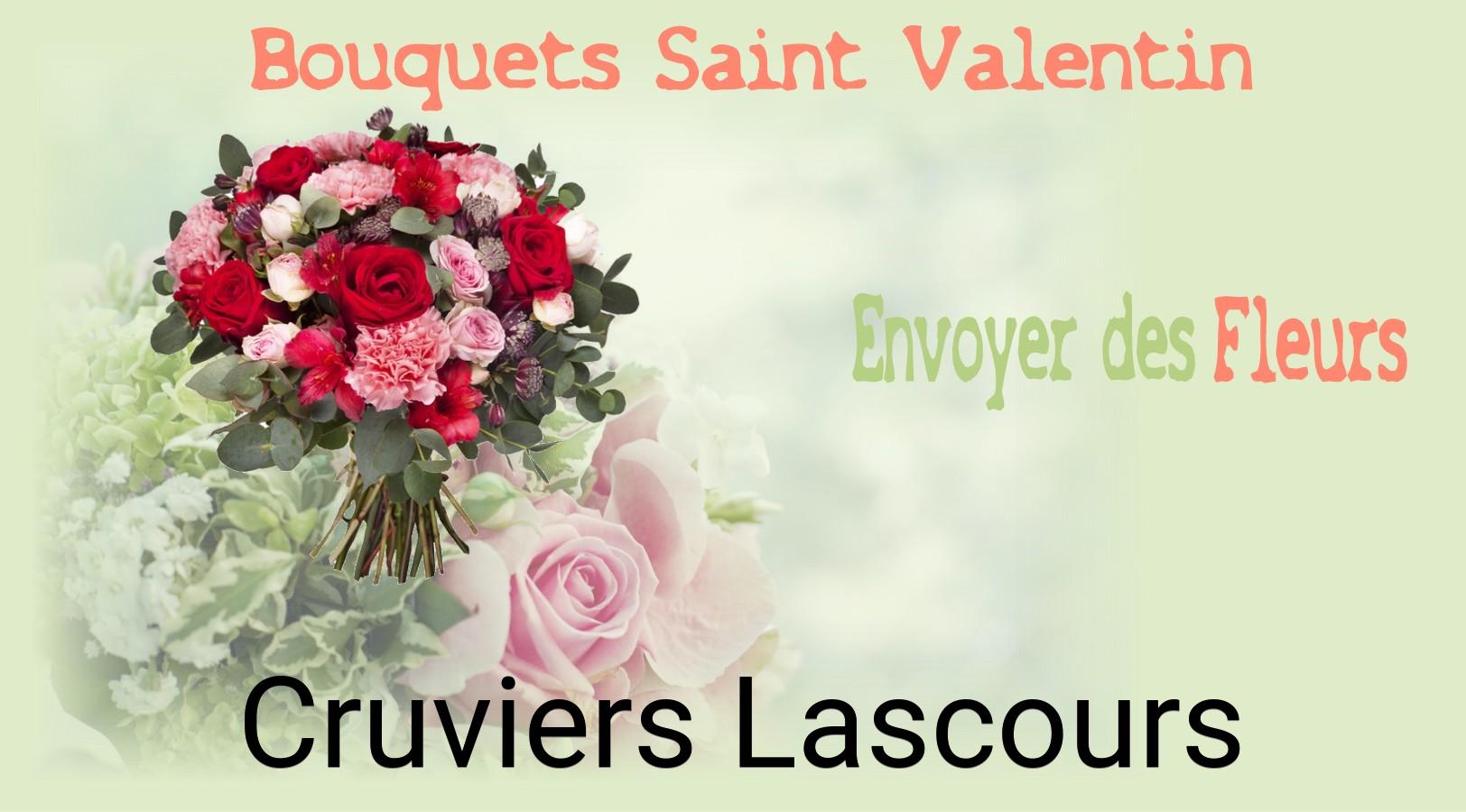 Roses de Saint-Valentin livrées à Cruviers-Lascours